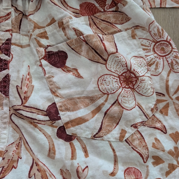 Sam Edelman Women's Kira Belted Paper Bag Shorts. - Picture 7 of 9